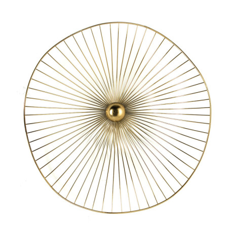 ESCULTURA 46x9x48 METAL DORADO