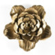 ESCULTURA 69x12x69 METAL DORADO