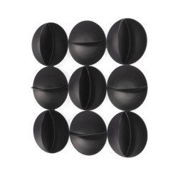 ESCULTURA 71x10x71 METAL NEGRO