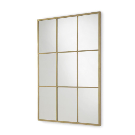 ESPEJO 102x3x147 CRISTAL/METAL DORADO