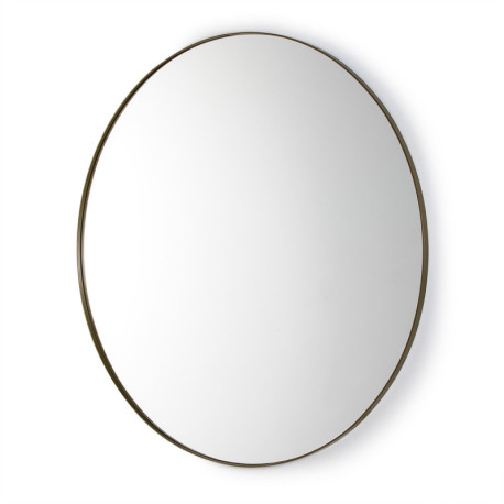 ESPEJO 120x3x120 CRISTAL/METAL DORADO