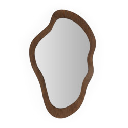 ESPEJO 58x2x95 MARRON OSCURO