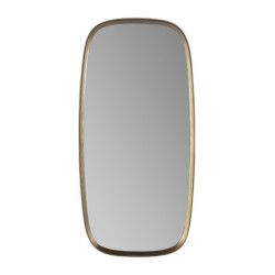 ESPEJO 58x6x122 METAL DORADO