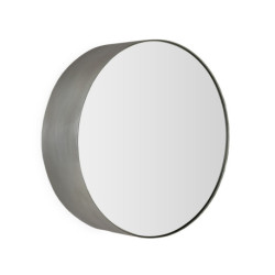 ESPEJO 60x19x60 METAL NIQUEL VINTAGE