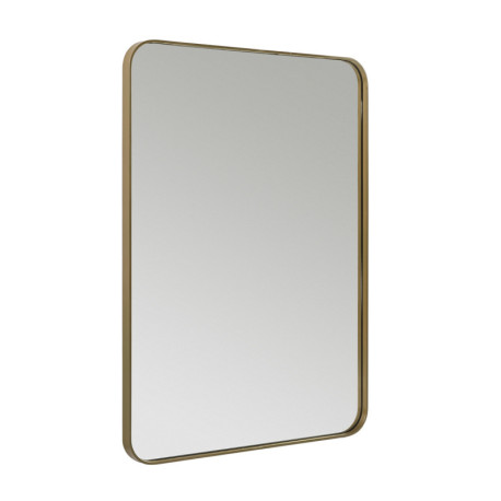 ESPEJO 60x3x80 CRISTAL/METAL DORADO