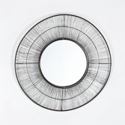 ESPEJO 61x2x61 METAL DORADO ENVEJECIDO