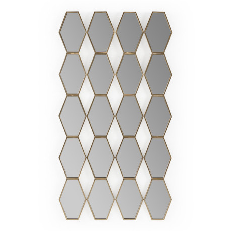 ESPEJO 73x2x133 METAL DORADO