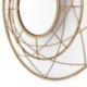 ESPEJO 78x8x78 METAL DORADO