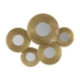 ESPEJO 86x3x68 METAL DORADO
