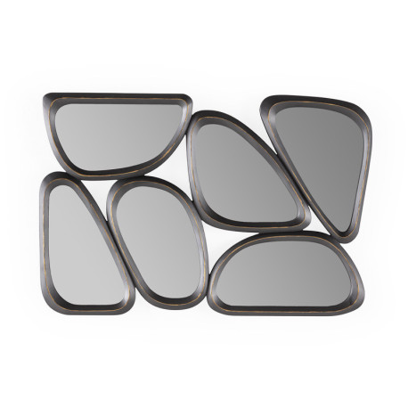 ESPEJO 89x2x61 METAL GRIS