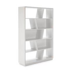 ESTANTERIA 120x34x180 MADERA BLANCO