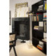 ESTANTERIA 120x34x180 MADERA NEGRO