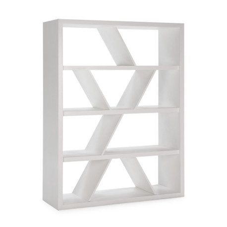 ESTANTERIA 140x46x185 MADERA BLANCO