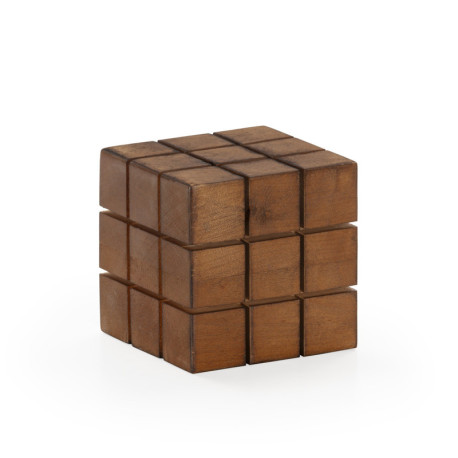 FIGURA 10x10x10 MADERA MARRON