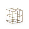 FIGURA 15x15x15 METAL DORADO
