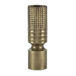 FIGURA 15x15x50 METAL DORADO