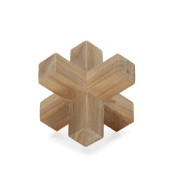 FIGURA 18x18x18 MADERA BLANCO LAVADO