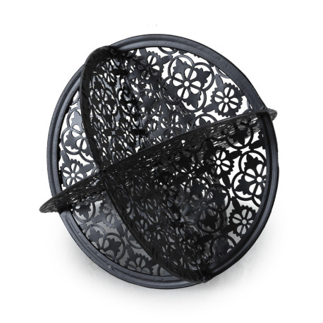 FIGURA 19x19x19 METAL NEGRO