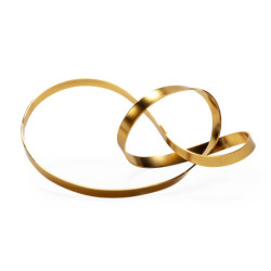 FIGURA 21x15x15 METAL DORADO