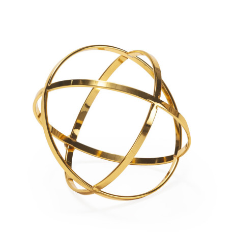 FIGURA 9x9x9 METAL DORADO