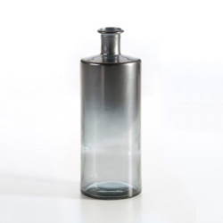 JARRON 15x15x40 CRISTAL PLATA