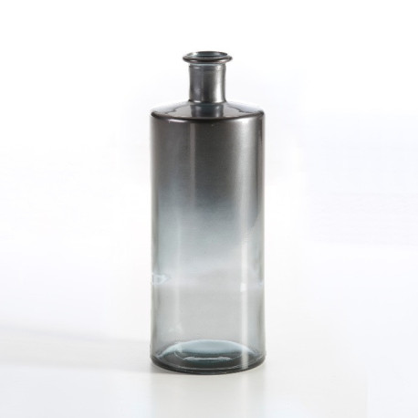 JARRON 15x15x40 CRISTAL PLATA