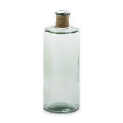JARRON 15x15x40 CRISTAL TRANSPARENTE/ENEA NATURAL