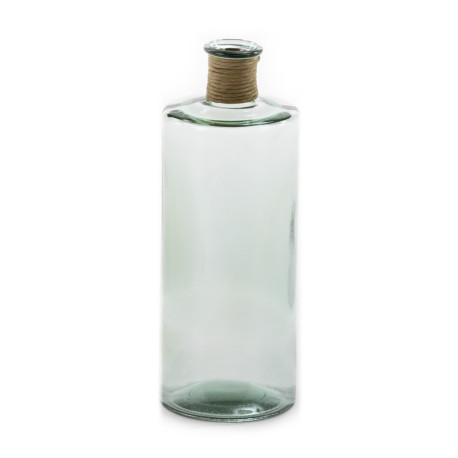 JARRON 15x15x40 CRISTAL TRANSPARENTE/ENEA NATURAL