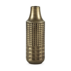 JARRON 16x16x45 METAL DORADO