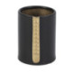JARRON 19x17x24 CERAMICA NEGRO/DORADO