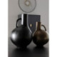 JARRON 23x23x33 METAL BRONCE NEGRUZCO