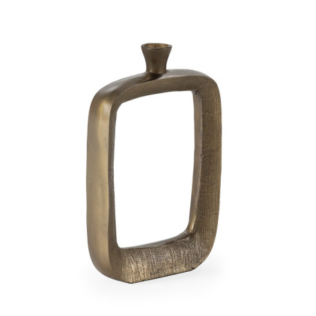 JARRON 26x6x40 METAL DORADO ANTIQUE