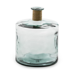 JARRON 35x35x45 CRISTAL TRANSPARENTE/ENEA NATURAL