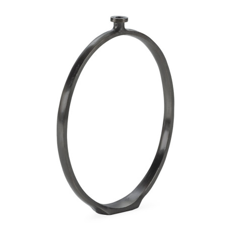 JARRON 50x5x61 METAL PLOMO ANTIQUE