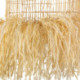 LAMPARA DE TECHO 40x40x55/200 SISAL BLANCO