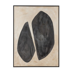 LIENZO 90x5x120 NEGRO/CREMA