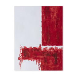 LIENZO 90x5x120 ROJO/BLANCO