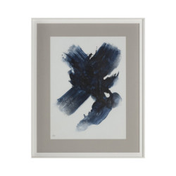 LIENZO ENMARCADO 80x4x100 MADERA/CRISTAL