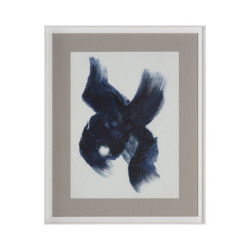 LIENZO ENMARCADO 80x4x100 MADERA/CRISTAL