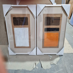 LIENZO SET/2 60x5x80/60x5x80 MADERA/CRISTAL