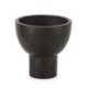 MACETERO 40x40x40 CEMENTO ENNEGRECIDO