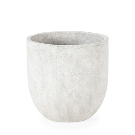 MACETERO 40x40x40 FIBROCEMENTO BLANCO TERRAZO