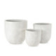 MACETERO 40x40x40 FIBROCEMENTO BLANCO TERRAZO