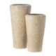 MACETERO 50x50x100 TERRACOTA CREMA LAVADO