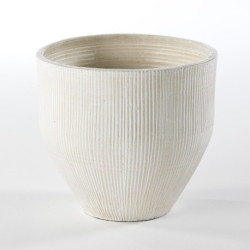MACETERO 50x50x45 TERRACOTA CREMA