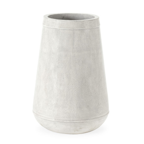 MACETERO 50x50x80 FIBROCEMENTO BLANCO TERRAZO