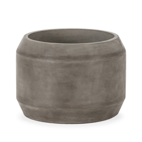 MACETERO 56x56x40 CEMENTO GRIS ALTRACITA OSCURO