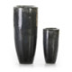 MACETERO SET/2 40x40x80 GRES GRIS ENVEJECIDO