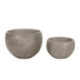 MACETERO SET/2 72x72x50/56x56x35 CEMENTO ANTRACITA OSCURO