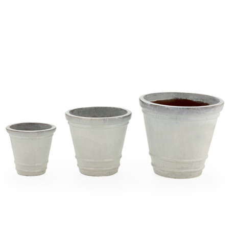 MACETERO SET/3 S 58x58x50/45x45x40/33x33x30 GRES BLANCO